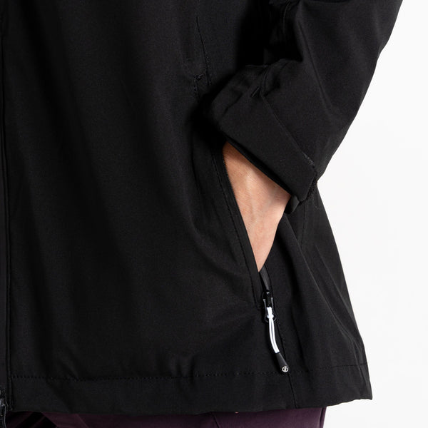 Dare2b Women’s Switch Up II Waterproof Hiking Jacket - Black, Denim