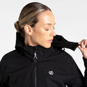 Dare2b Women’s Switch Up II Waterproof Hiking Jacket - Black, Denim