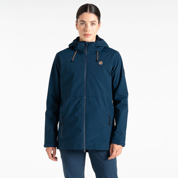 Dare2b Women’s Switch Up II Waterproof Hiking Jacket - Black, Denim