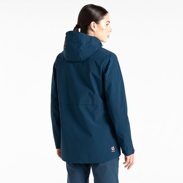 Dare2b Women’s Switch Up II Waterproof Hiking Jacket - Black, Denim