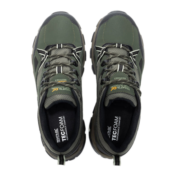 Regatta Men’s Holcombe III Low Waterproof Walking Shoes - Borderland Muff