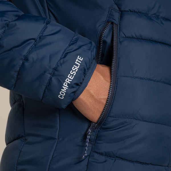 Craghoppers Women’s Compresslite IX Hooded Insulating Jacket - Borderland Muff