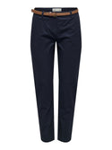 JDY Chicago Women’s Belted Chino Trousers - Borderland Muff