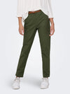 JDY Chicago Women’s Belted Chino Trousers - Borderland Muff