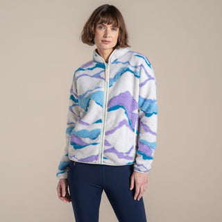 Craghoppers Women’s Catalina Full Zip Fleece | Patterned Fleece Jacket - Borderland Muff