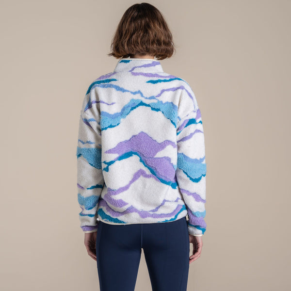Craghoppers Women’s Catalina Full Zip Fleece | Patterned Fleece Jacket - Borderland Muff