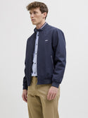 Jack & Jones Brad Bomber Jacket | Lightweight Men’s Bomber – Navy - Borderland Muff