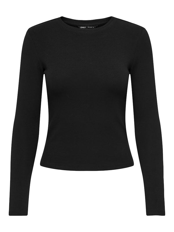 ONLY Riley Long Sleeve Tight Fit Top | Women’s Organic Cotton - Borderland Muff