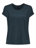 ONLY Moster Short Sleeve Top | Women’s Regular Fit O-Neck - Borderland Muff