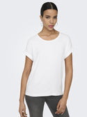 ONLY Moster Short Sleeve Top | Women’s Regular Fit O-Neck - Borderland Muff