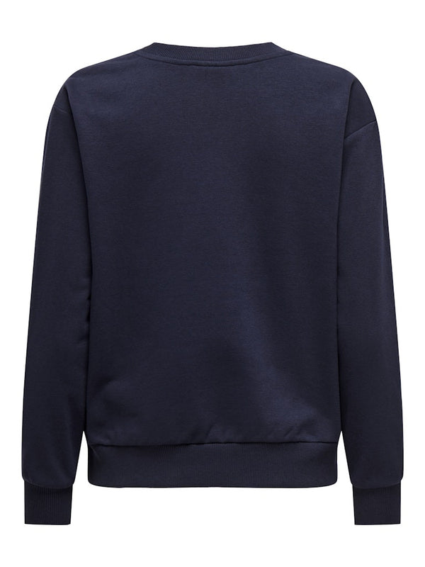 JDY Paris Embellished Sweatshirt | Women’s Round Neck - Borderland Muff