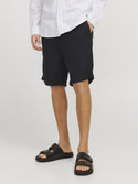 Jack & Jones Jaiden Relaxed Fit Chino Shorts – Black - Borderland Muff
