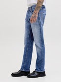 Jack & Jones Clark 478 Regular Fit Jeans | Blue Denim Mens - Borderland Muff