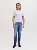 Jack & Jones Clark 478 Regular Fit Jeans | Blue Denim Mens - Borderland Muff