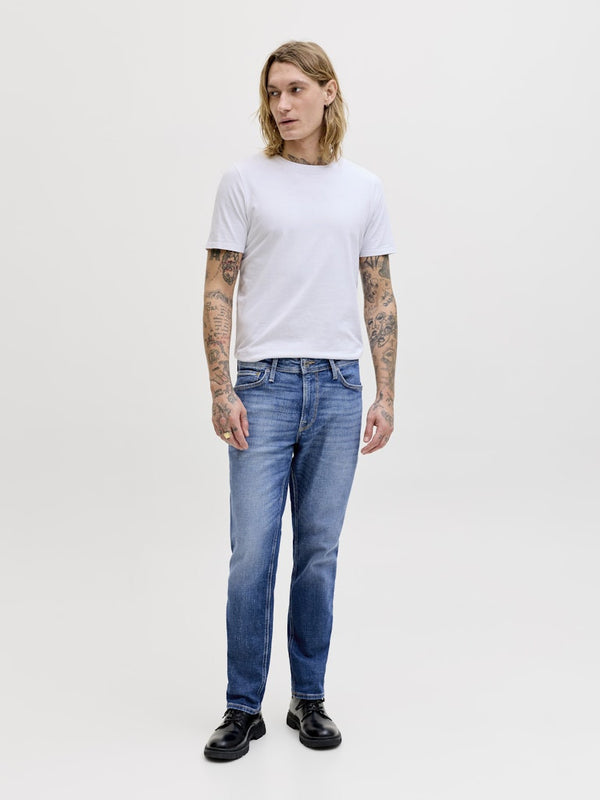 Jack & Jones Clark 478 Regular Fit Jeans | Blue Denim Mens - Borderland Muff