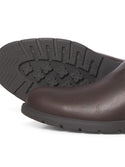 Jack & Jones Fenchurch PU Chelsea Boots Brown Stone | Men’s Smart Casual Boots - Borderland Muff