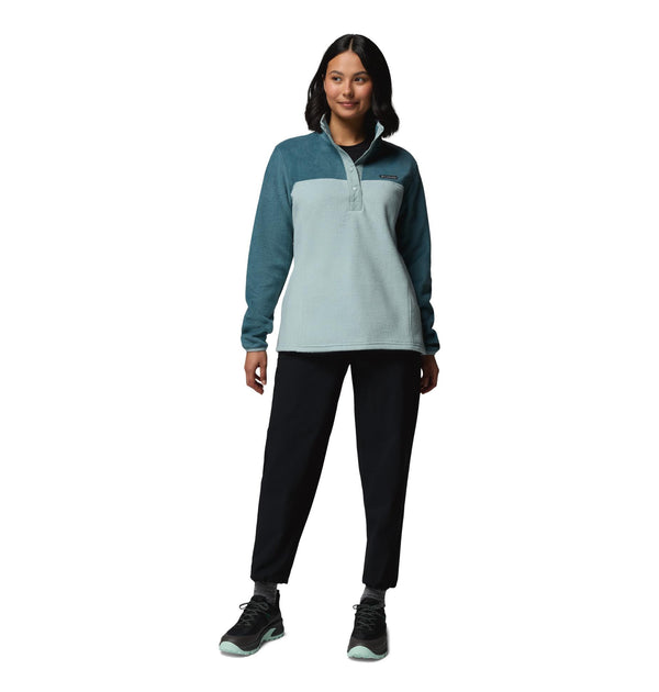Columbia Benton Springs 1/2 Snap Pullover II Ladies Fleece - Borderland Muff