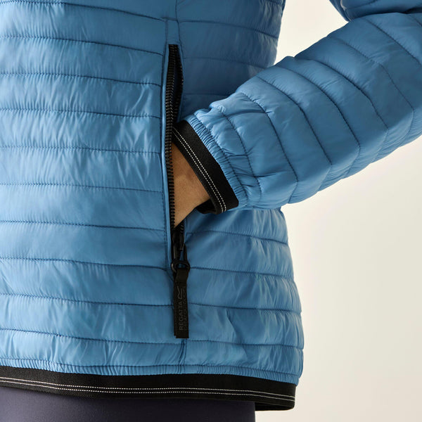 Regatta Womens Rigain Quilted Jacket Lightweight Insulated Coat - Borderland Muff
