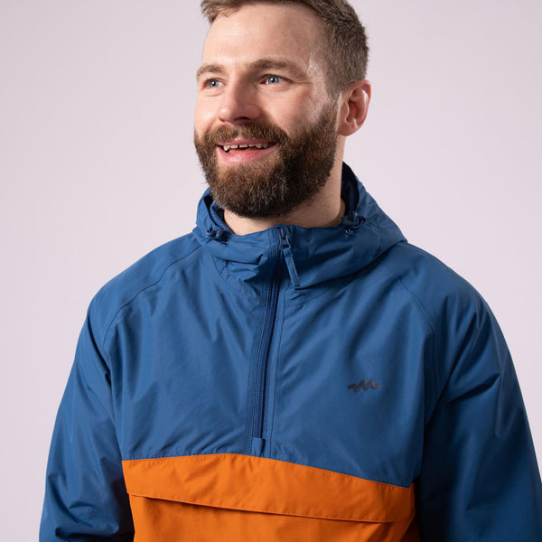 Mac in a Sac Mens Nomad Langed Packable Waterproof Jacket | Lightweight Pullover Rain Jacket Ireland - Borderland Muff