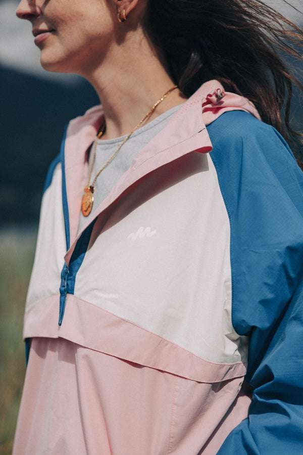 Mac in a Sac Womens Nomad Lined Packable Waterproof Jacket | Lightweight Pullover Rain Jacket Ireland - Borderland Muff