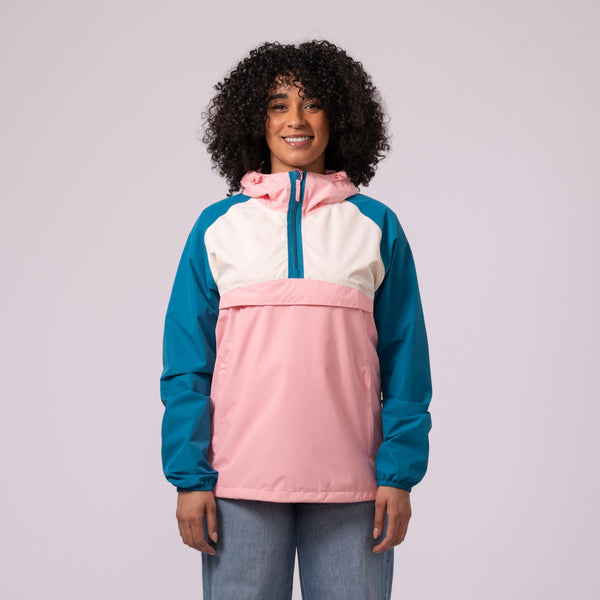 Mac in a Sac Womens Nomad Lined Packable Waterproof Jacket | Lightweight Pullover Rain Jacket Ireland - Borderland Muff
