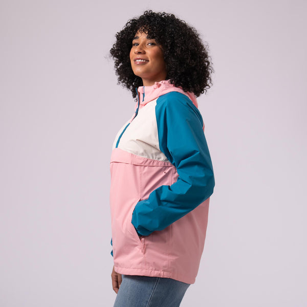 Mac in a Sac Womens Nomad Lined Packable Waterproof Jacket | Lightweight Pullover Rain Jacket Ireland - Borderland Muff