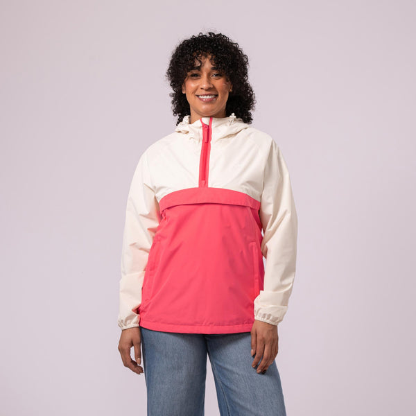 Mac in a Sac Womens Nomad Lined Packable Waterproof Jacket | Lightweight Pullover Rain Jacket Ireland - Borderland Muff