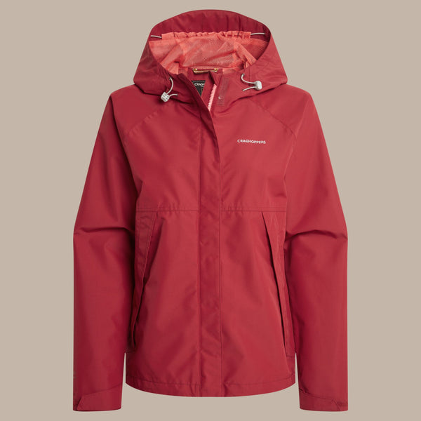 Craghoppers Ladies Ossus Waterproof Jacket | 20,000mm Breathable Shell Ireland - Borderland Muff