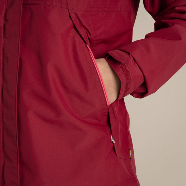 Craghoppers Ladies Ossus Waterproof Jacket | 20,000mm Breathable Shell Ireland - Borderland Muff