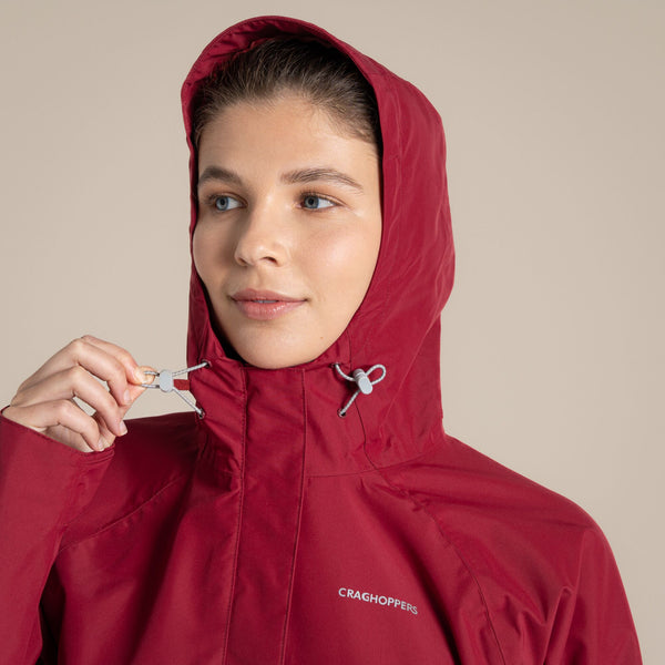 Craghoppers Ladies Ossus Waterproof Jacket | 20,000mm Breathable Shell Ireland - Borderland Muff