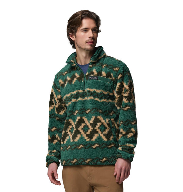 Columbia Mens Rugged Ridge High Pile Half Zip Fleece - Borderland Muff