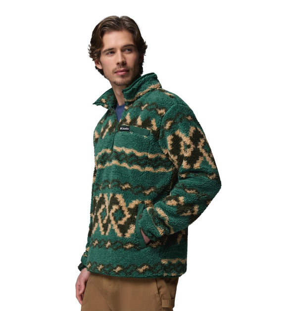 Columbia Mens Rugged Ridge High Pile Half Zip Fleece - Borderland Muff