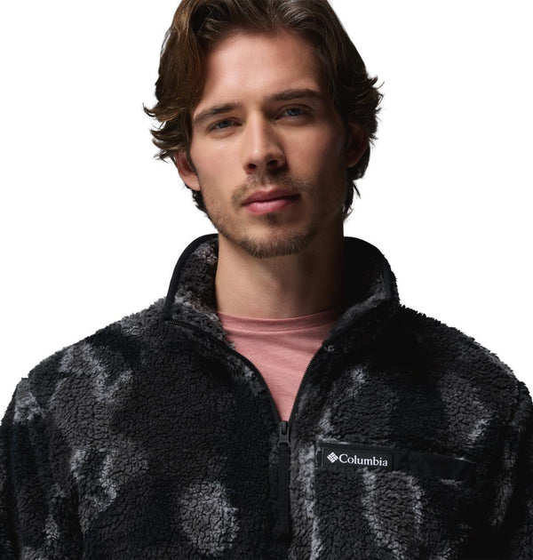 Columbia Mens Rugged Ridge High Pile Half Zip Fleece - Borderland Muff