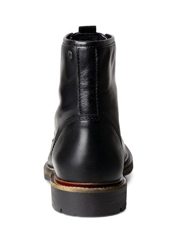 Jack & Jones Tanner Leather Boots Brandy Brown | Men’s Boots Ireland - Borderland Muff