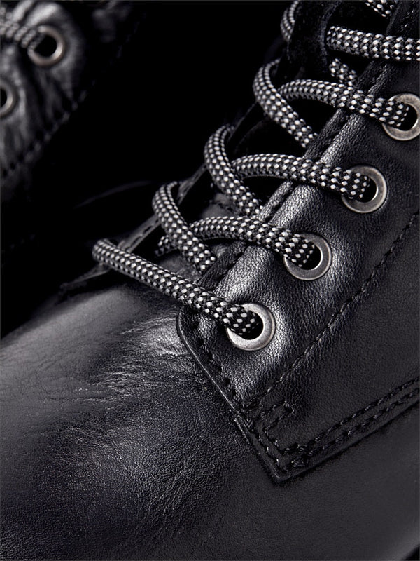 Jack & Jones Tanner Leather Boots Brandy Brown | Men’s Boots Ireland - Borderland Muff