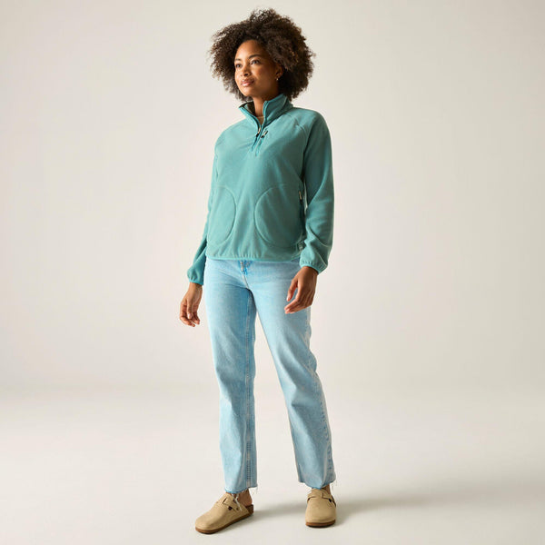 Regatta Frankie Women’s Half Zip Fleece | Soft Microfleece Ireland - Borderland Muff