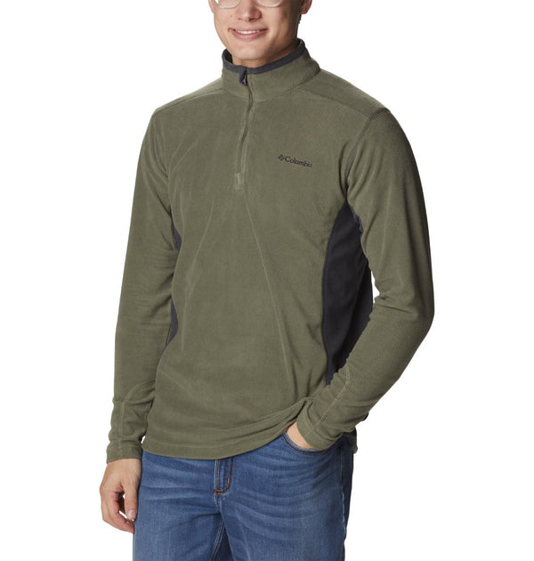 Columbia Men's Klamath Range II Half Zip Fleece Ireland | Lightweight Mens Fleece - Borderland Muff