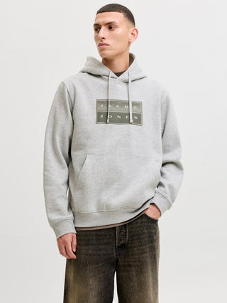 Jack & Jones JCO Fusion Box Sweat Hoodie – Organic Cotton Relaxed Fit Men's Hoodie - Borderland Muff