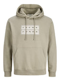 Jack & Jones JCO Fusion Box Sweat Hoodie – Organic Cotton Relaxed Fit Men's Hoodie