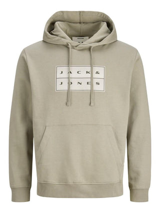 Jack & Jones JCO Fusion Box Sweat Hoodie – Organic Cotton Relaxed Fit Men's Hoodie - Borderland Muff