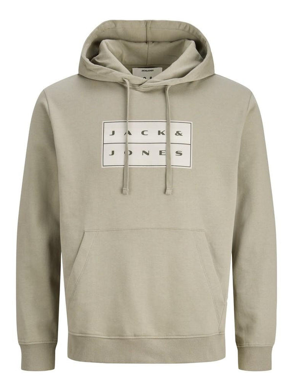 Jack & Jones JCO Fusion Box Sweat Hoodie – Organic Cotton Relaxed Fit Men's Hoodie