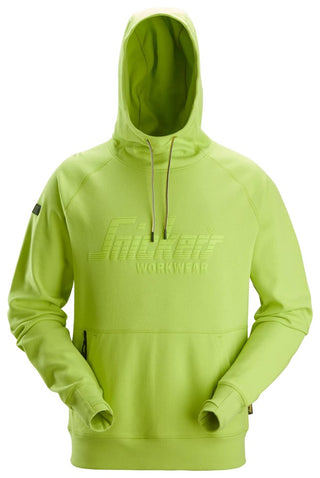Buy lime Snickers Men&#39;s Logo Work Hoody | Comfortable &amp; Versatile for Work or Leisure
