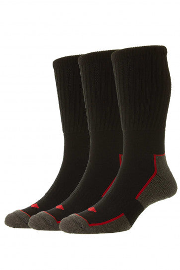 HJ Hall HJ11 Workwear Socks 3 Pack | Cushioned Comfort Top Work Socks Ireland