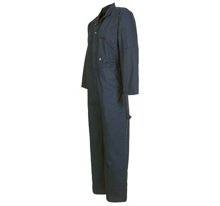 Fort Zip Front Coverall With Elasticated Back-GREEN