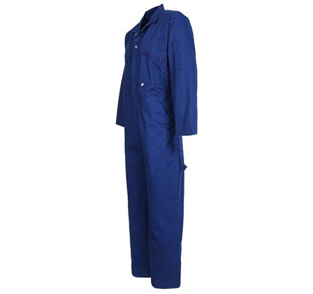 Fort Zip Front Coverall With Elasticated Back-ROYAL BLUE