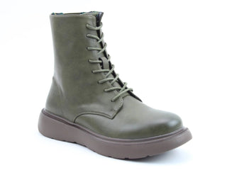 Heavenly Feet Fern Vegan Friendly Ankle Boot – lace-up with side zip and lightweight sole