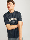 Jack & Jones Mens Relaxed Fit 100% Cotton Bronx T-shirt-FOREST GREEN