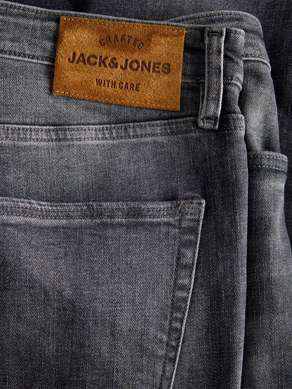 Jack & Jones Mike 335 Men’s Black Jeans | Tapered Fit Denim – Borderland Muff