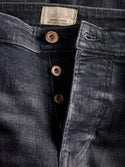 Jack & Jones Mike 335 Men’s Black Jeans | Tapered Fit Denim – Borderland Muff