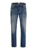 Jack & Jones Mike 335 Men’s Blue Jeans | Tapered Fit Denim – Borderland Muff